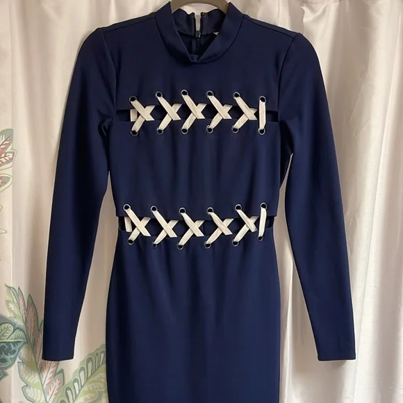 guess navy blue dress Guess Women's Michelle Short-Sleeve Sweater Dress